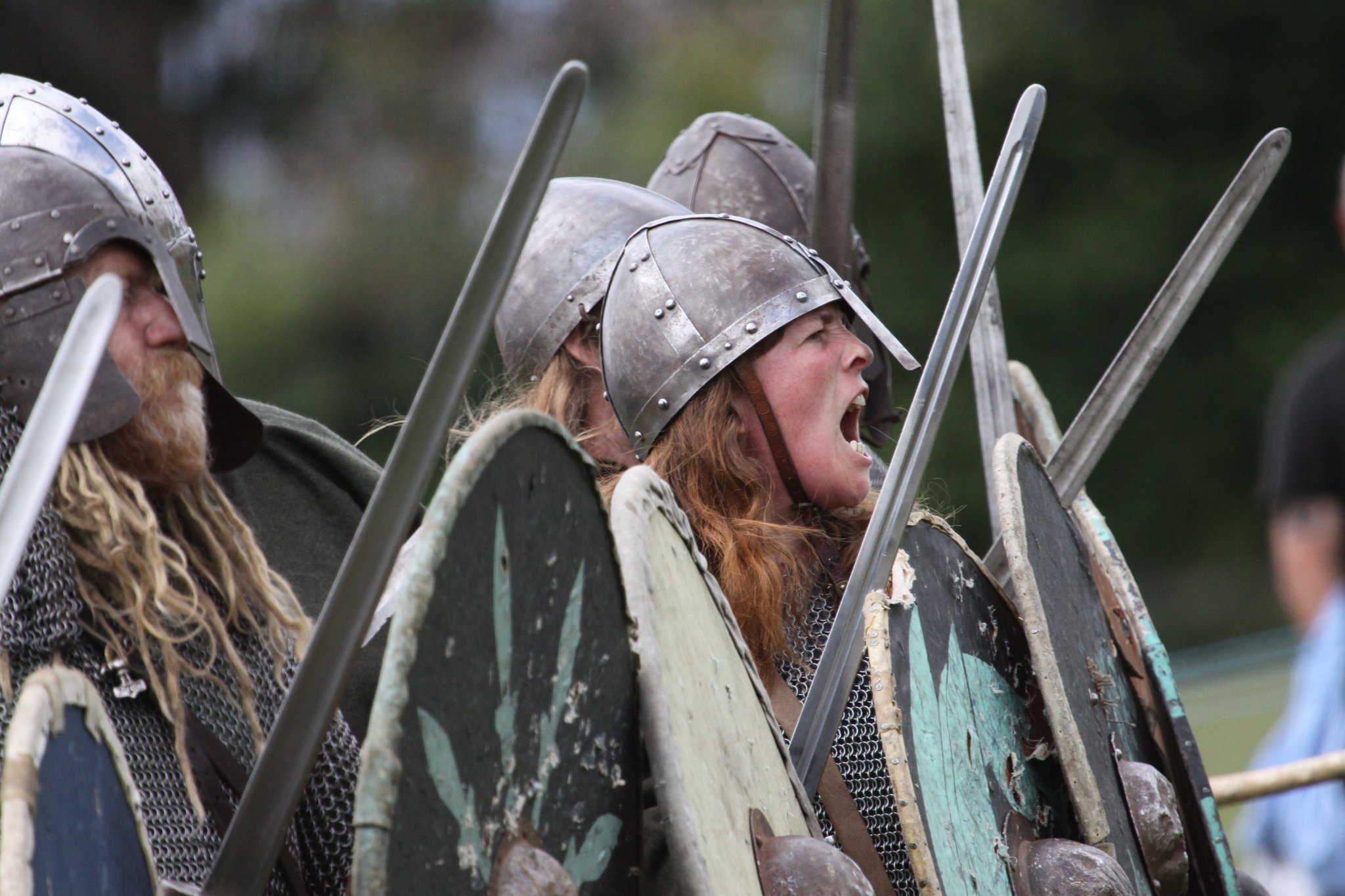 The Hwicce shield wall
